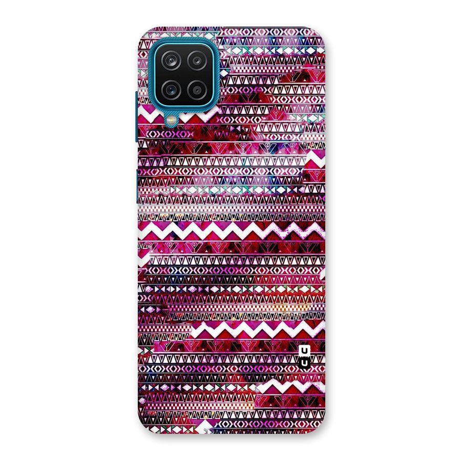 Pink Indie Pattern Back Case for Galaxy M12