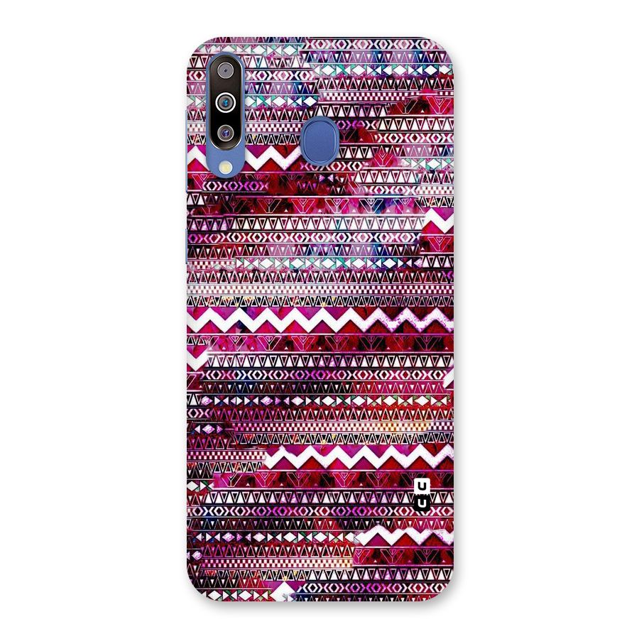 Pink Indie Pattern Back Case for Galaxy M30