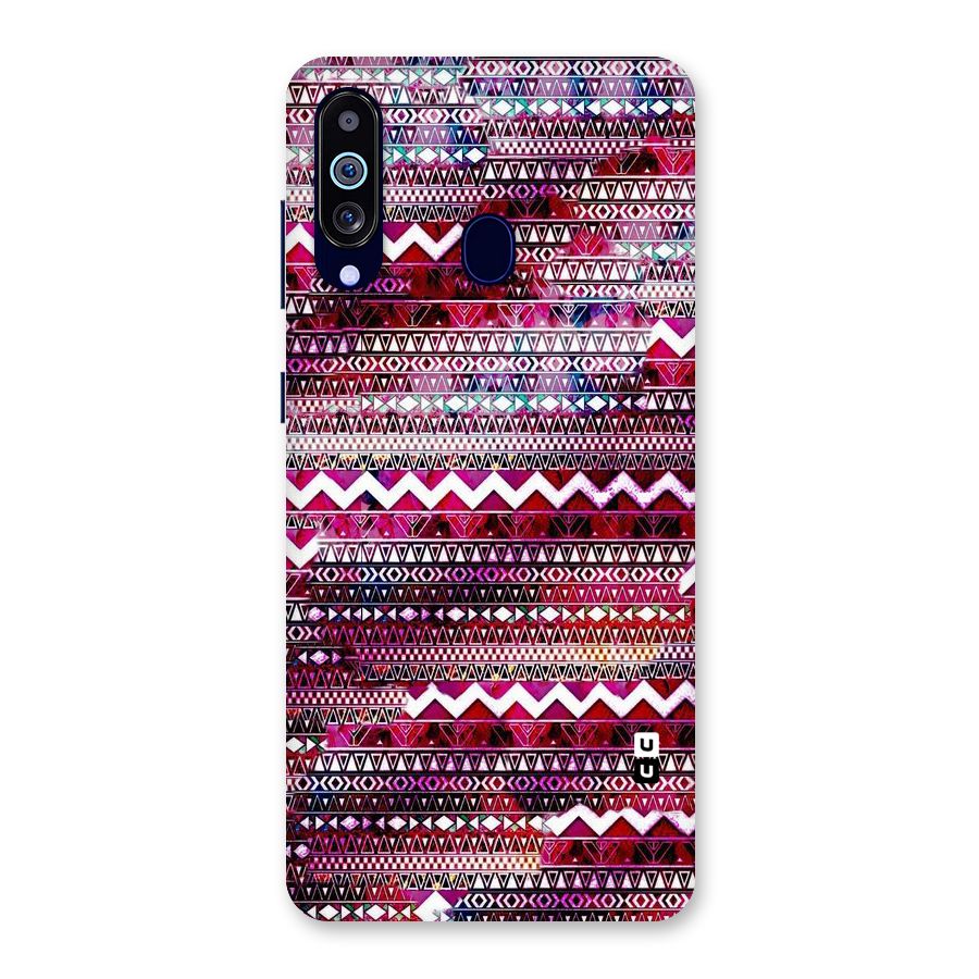 Pink Indie Pattern Back Case for Galaxy M40