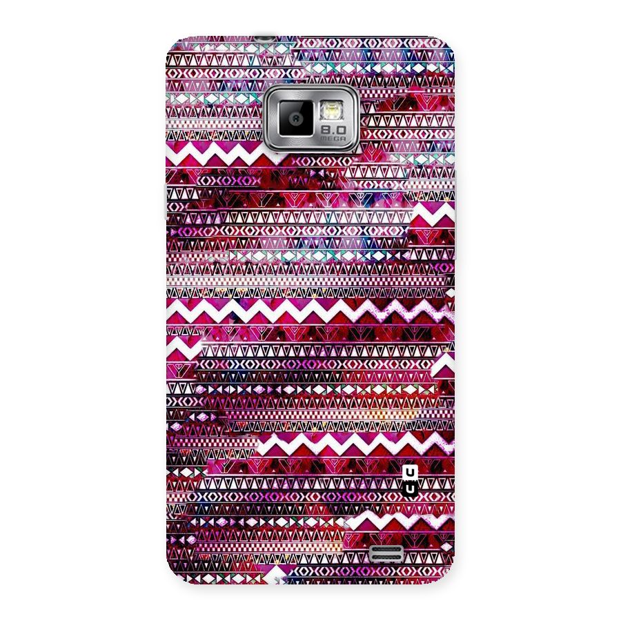 Pink Indie Pattern Back Case for Galaxy S2