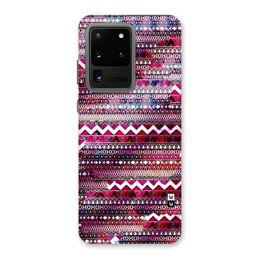 Pink Indie Pattern Back Case for Galaxy S20 Ultra