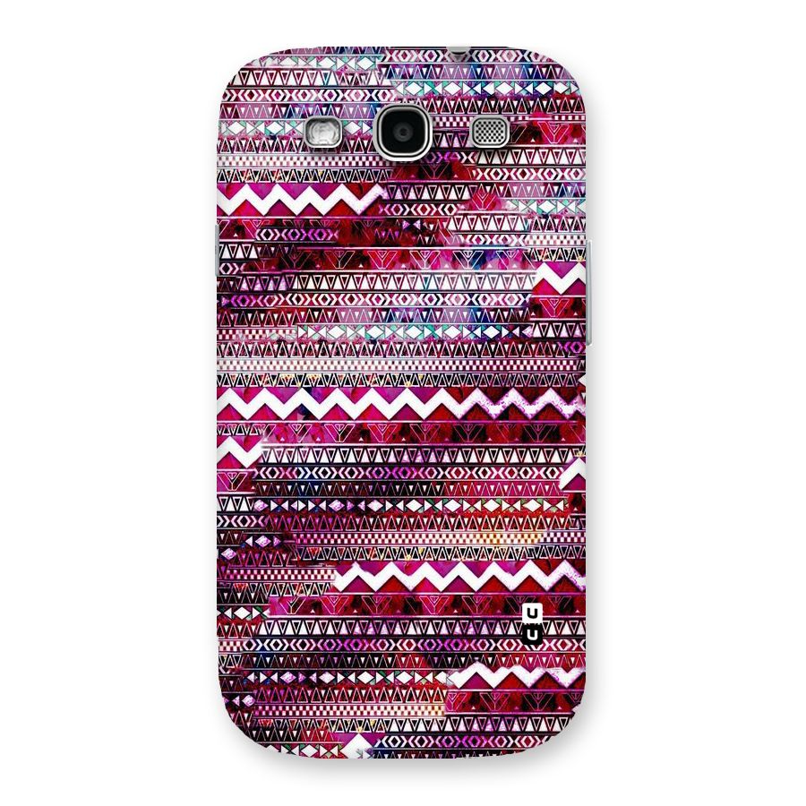 Pink Indie Pattern Back Case for Galaxy S3