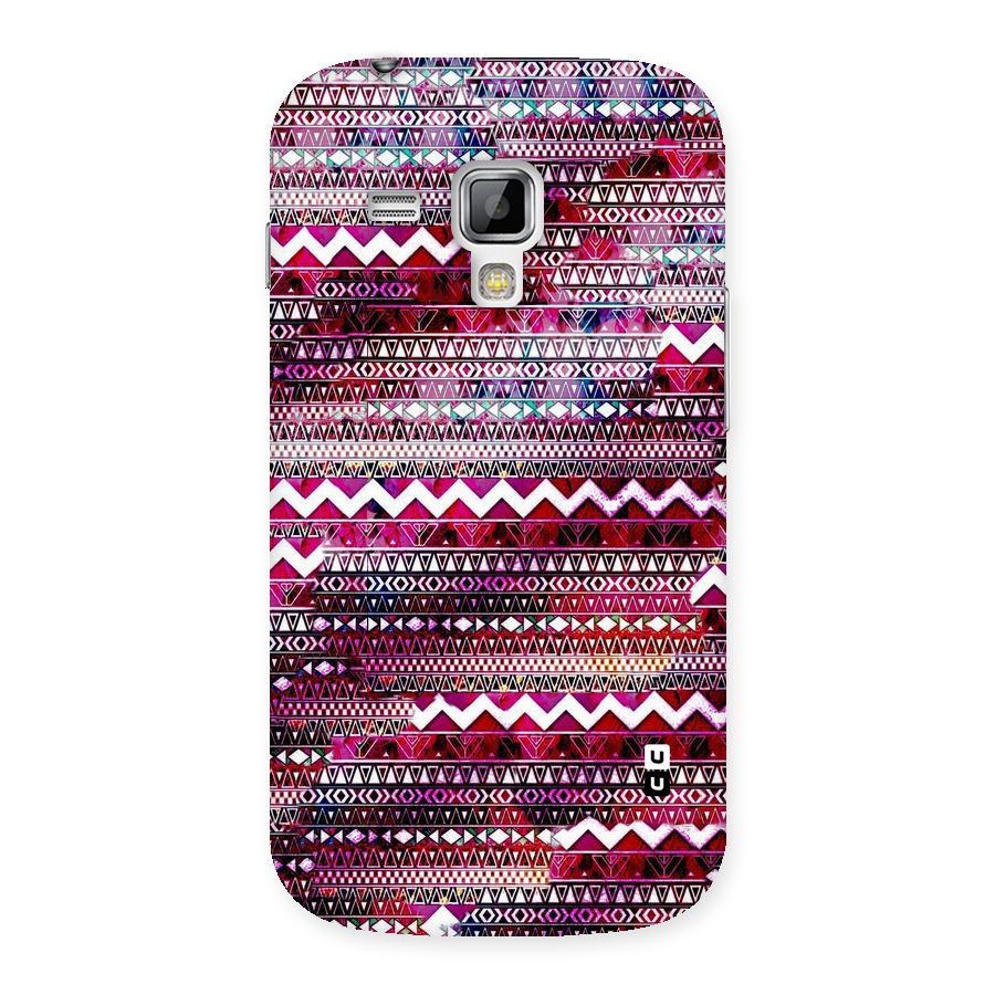 Pink Indie Pattern Back Case for Galaxy S Duos