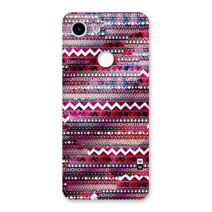 Pink Indie Pattern Back Case for Google Pixel 3
