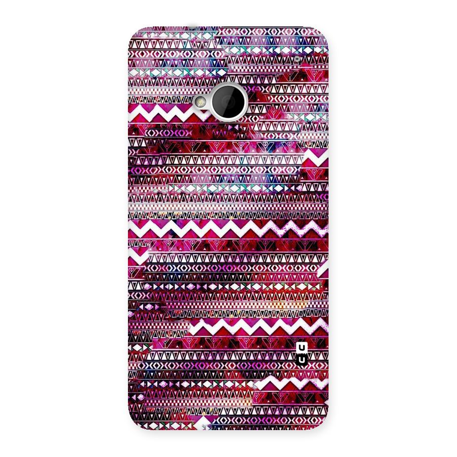 Pink Indie Pattern Back Case for HTC One M7