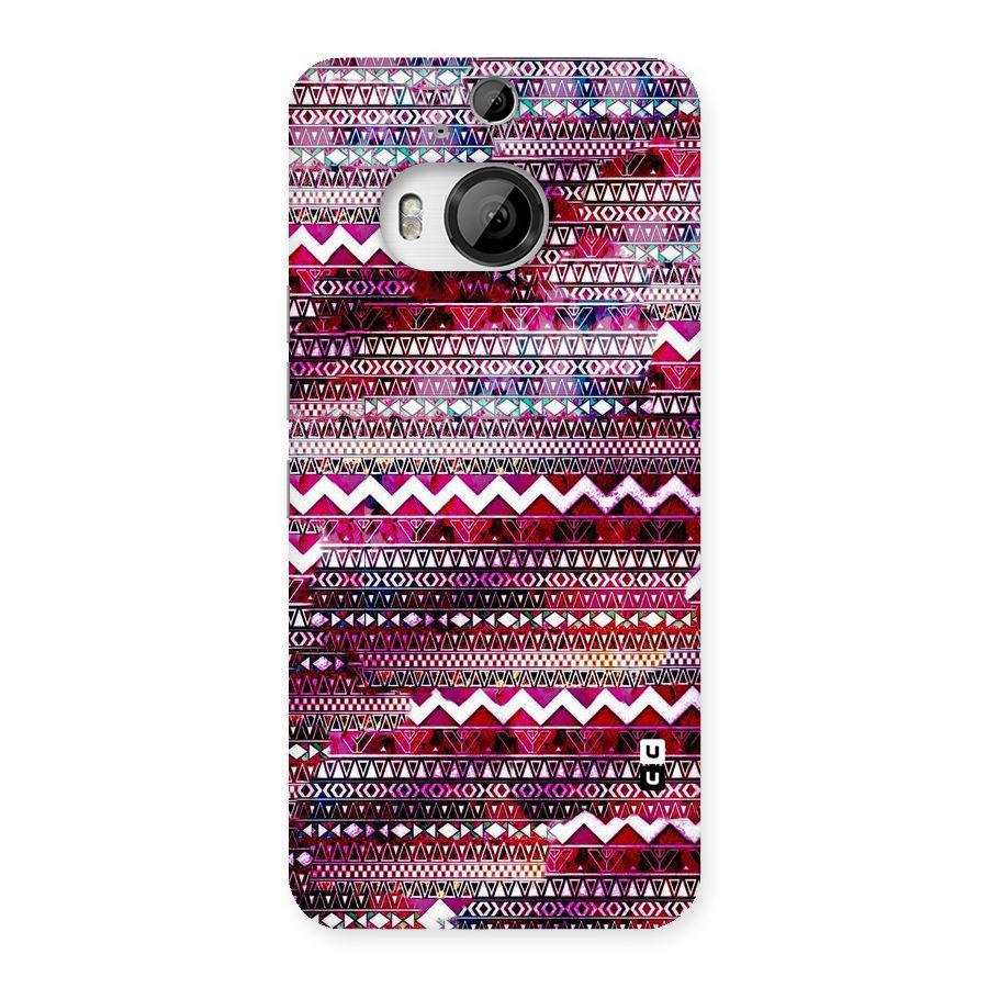 Pink Indie Pattern Back Case for HTC One M9 Plus