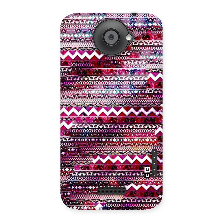 Pink Indie Pattern Back Case for HTC One X