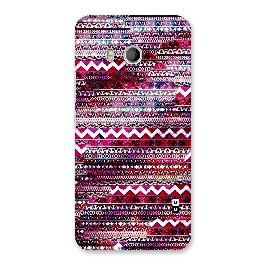 Pink Indie Pattern Back Case for HTC U11