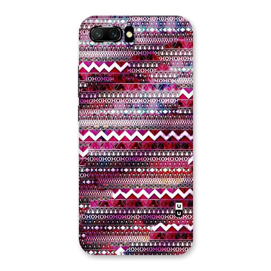 Pink Indie Pattern Back Case for Honor 10