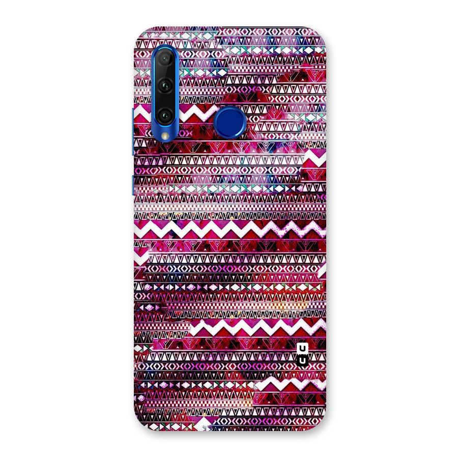 Pink Indie Pattern Back Case for Honor 20i
