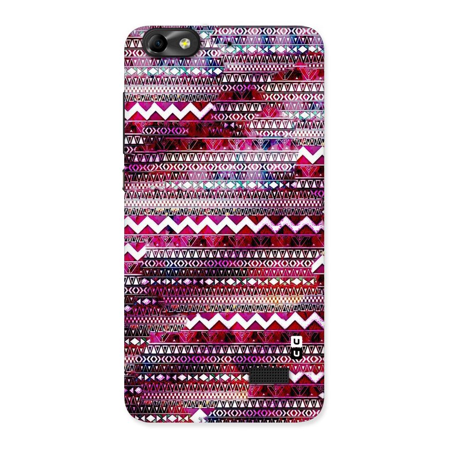 Pink Indie Pattern Back Case for Honor 4C