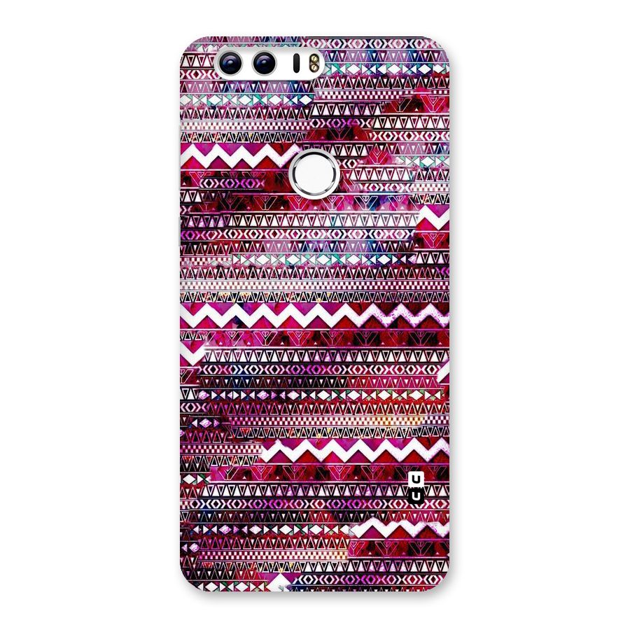 Pink Indie Pattern Back Case for Honor 8