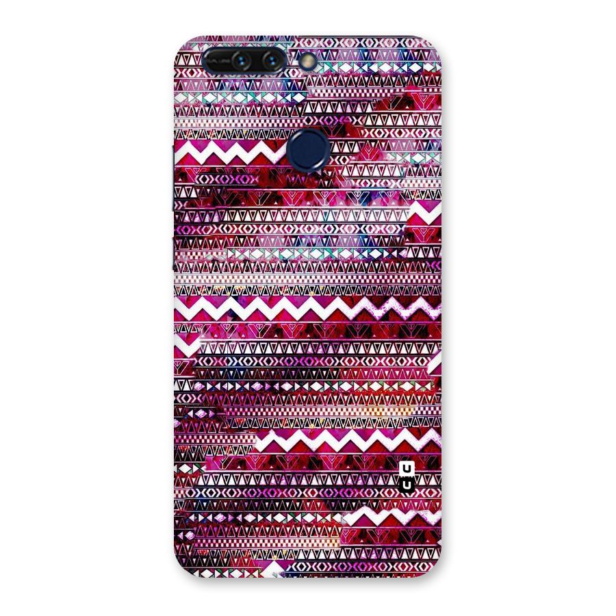Pink Indie Pattern Back Case for Honor 8 Pro