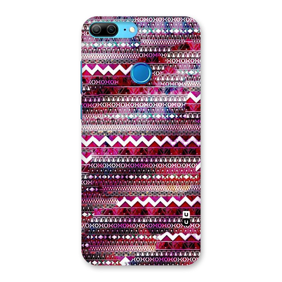 Pink Indie Pattern Back Case for Honor 9 Lite
