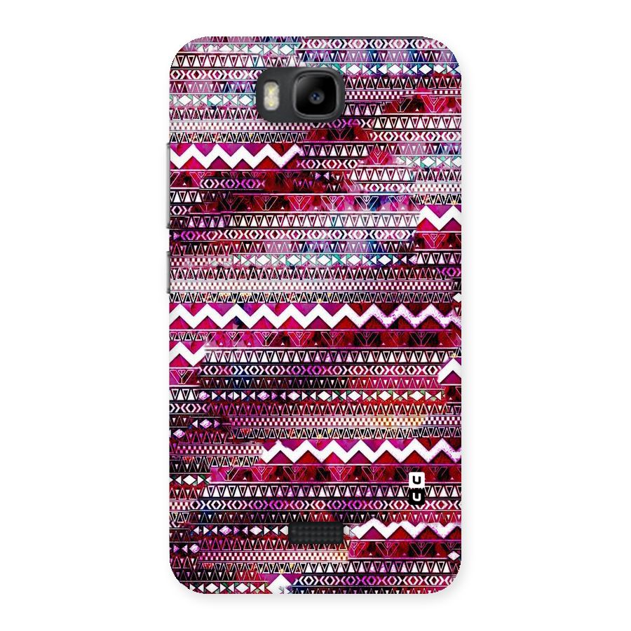 Pink Indie Pattern Back Case for Honor Bee
