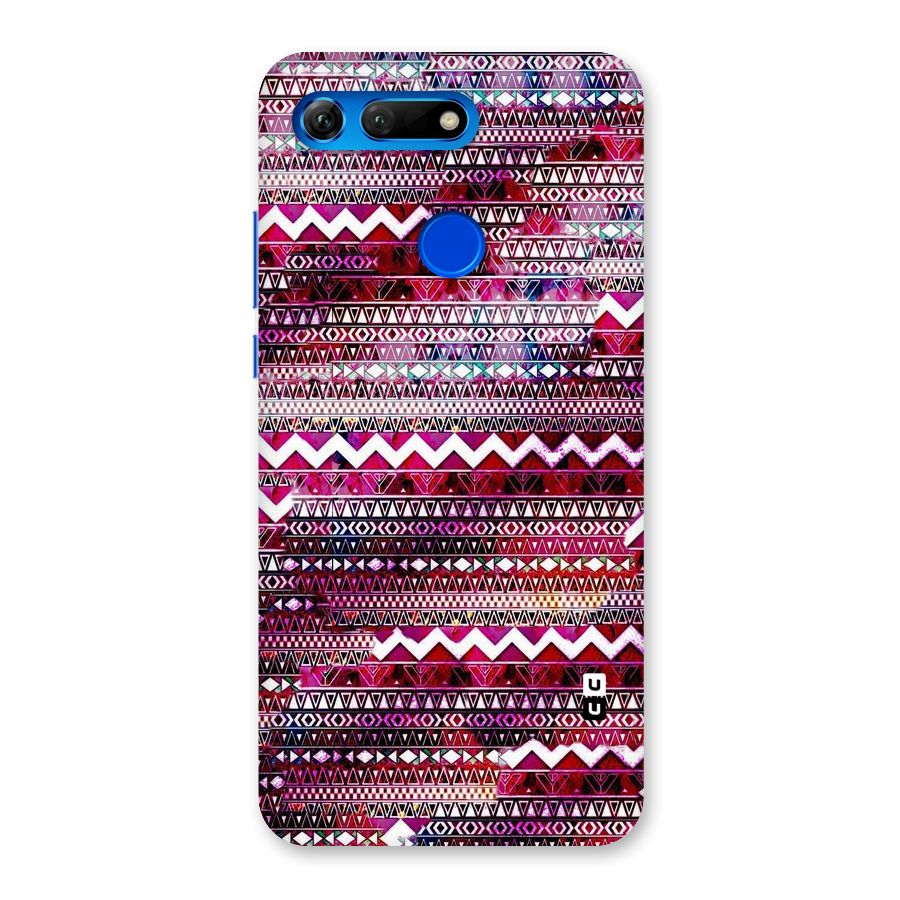 Pink Indie Pattern Back Case for Honor View 20