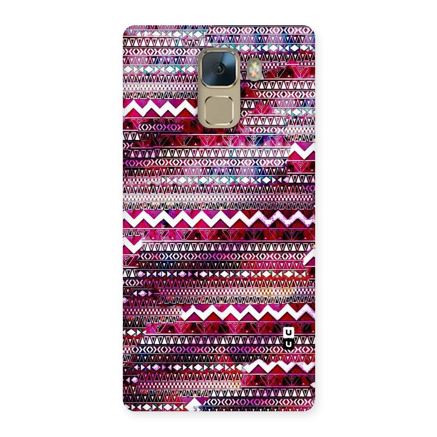Pink Indie Pattern Back Case for Huawei Honor 7