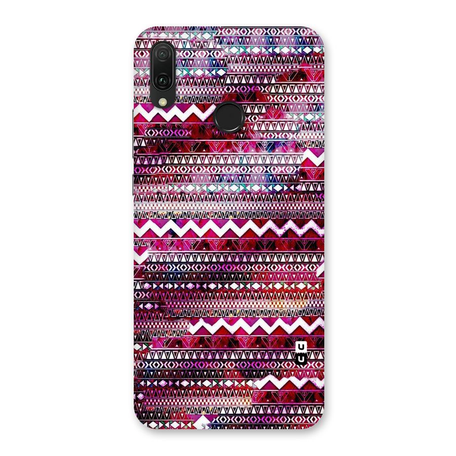 Pink Indie Pattern Back Case for Huawei Y9 (2019)