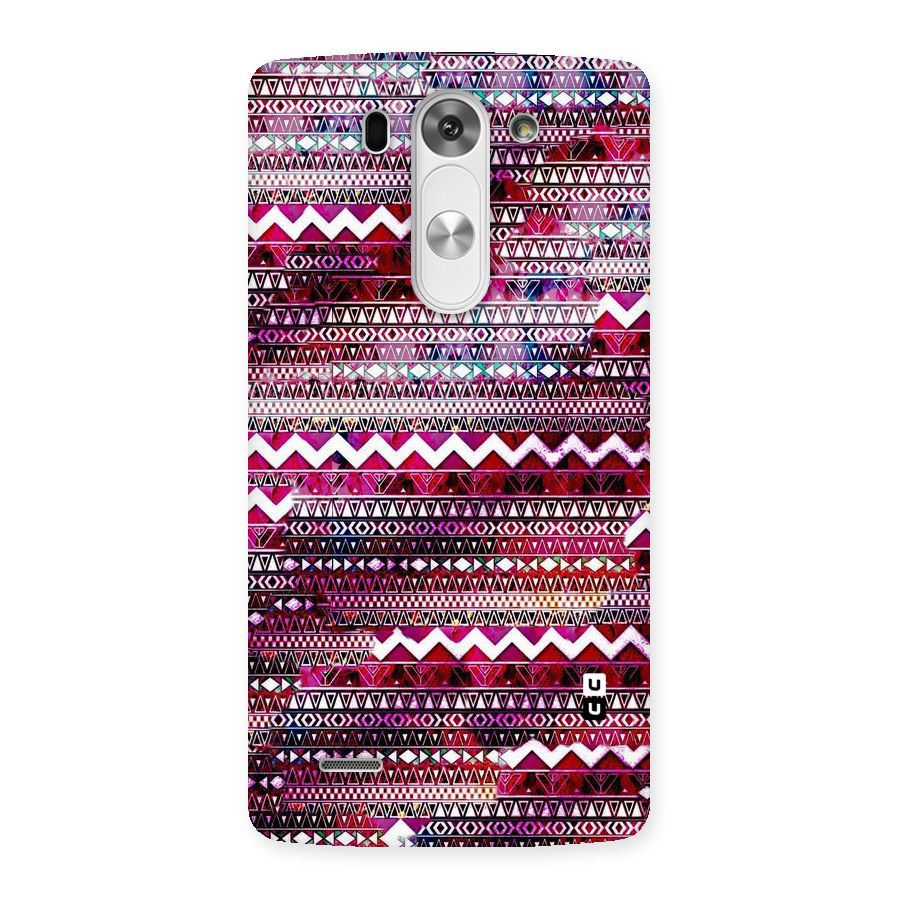 Pink Indie Pattern Back Case for LG G3 Mini