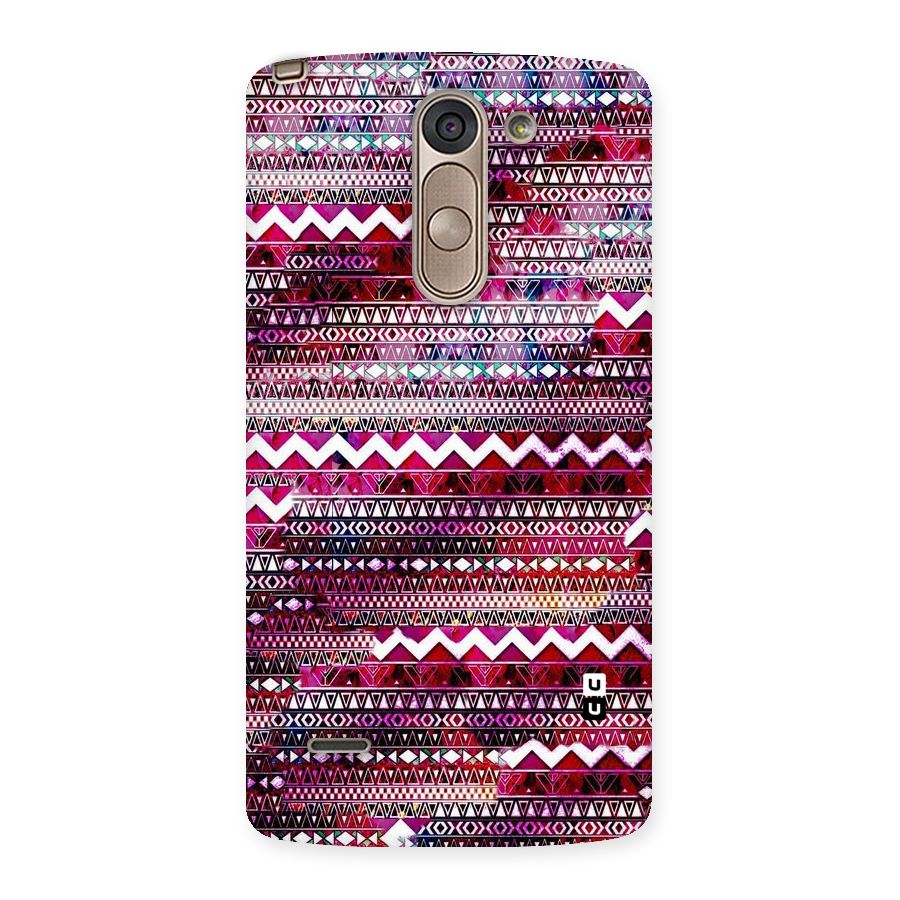 Pink Indie Pattern Back Case for LG G3 Stylus