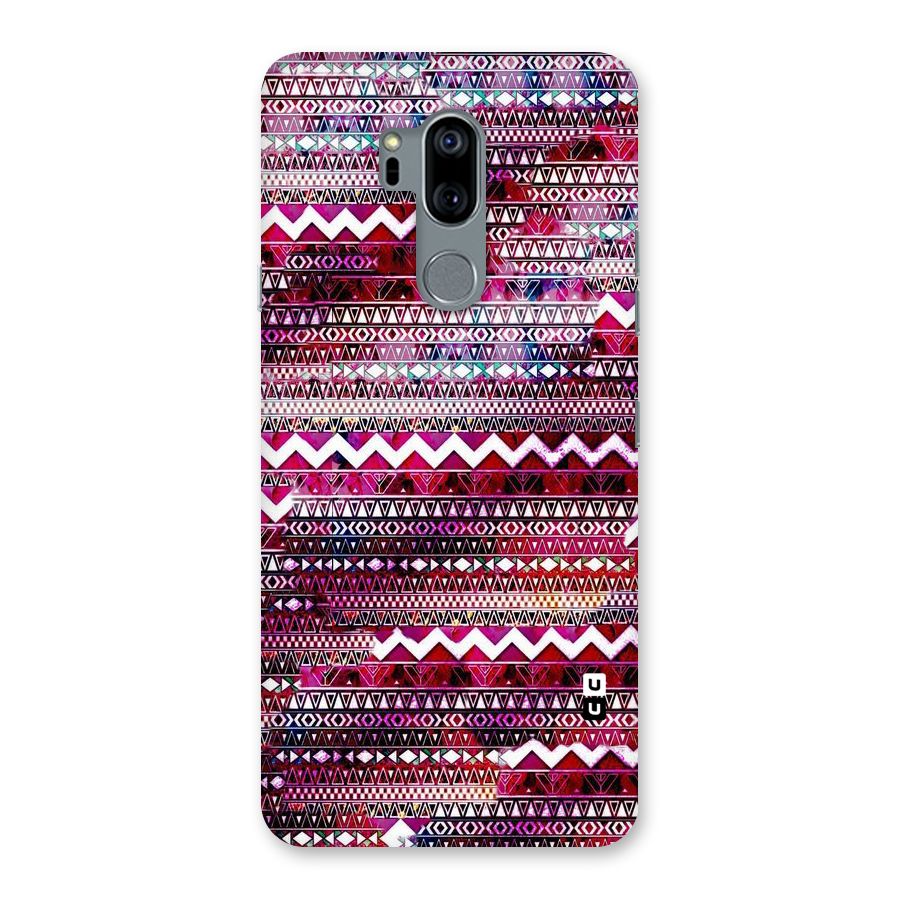Pink Indie Pattern Back Case for LG G7