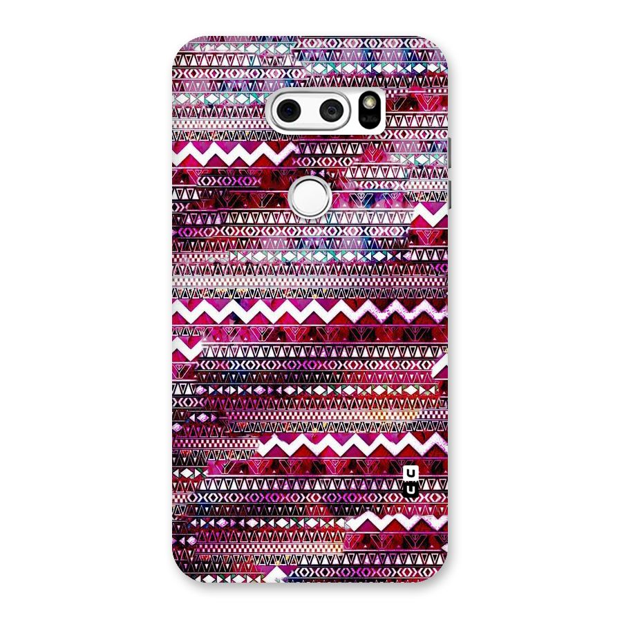 Pink Indie Pattern Back Case for LG V30