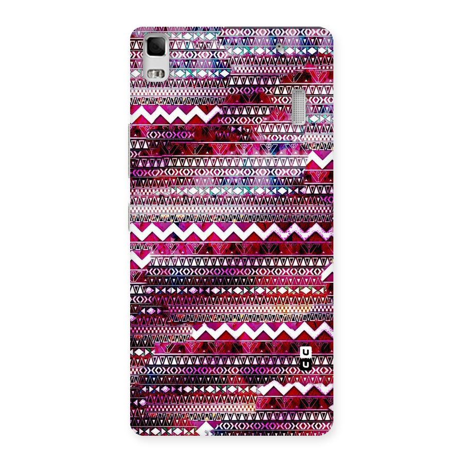 Pink Indie Pattern Back Case for Lenovo A7000