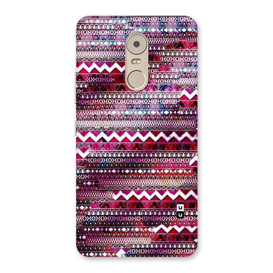 Pink Indie Pattern Back Case for Lenovo K6 Note
