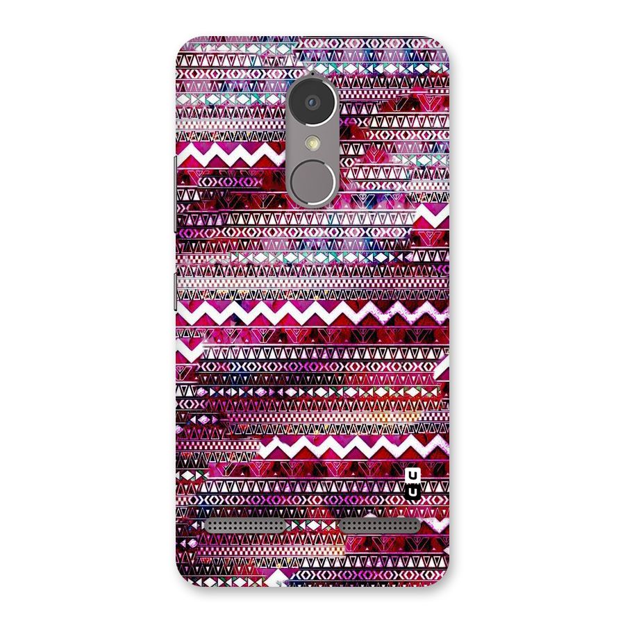 Pink Indie Pattern Back Case for Lenovo K6 Power