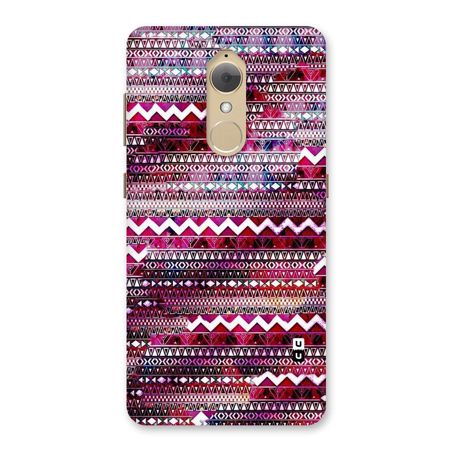 Pink Indie Pattern Back Case for Lenovo K8