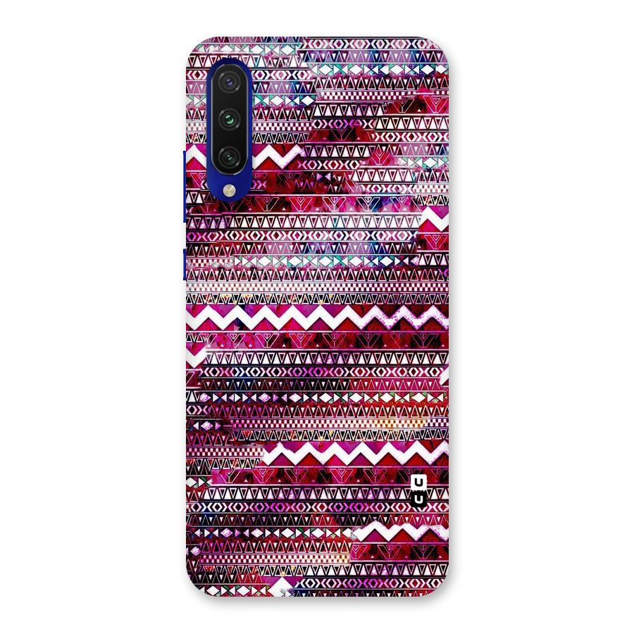 Pink Indie Pattern Back Case for Mi A3