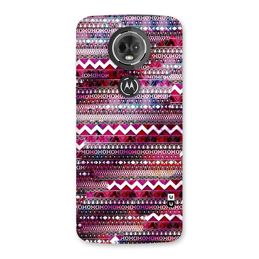 Pink Indie Pattern Back Case for Moto E5 Plus
