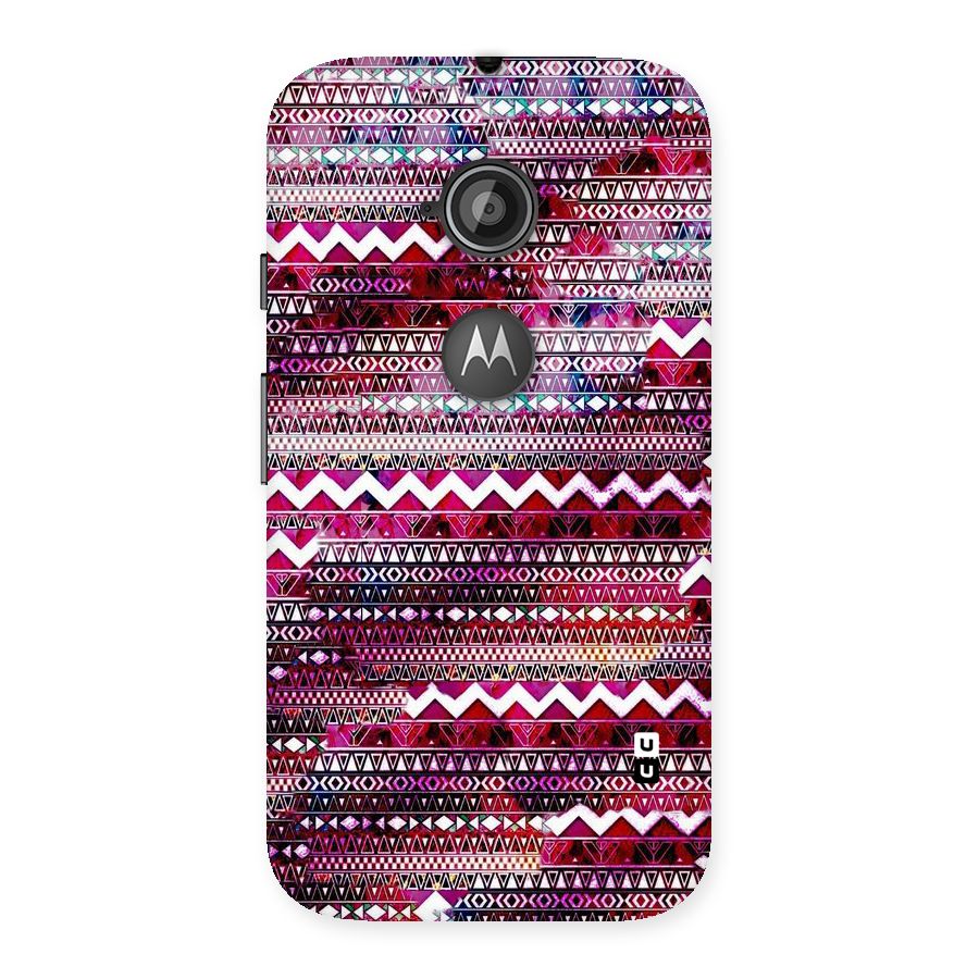 Pink Indie Pattern Back Case for Moto E 2nd Gen