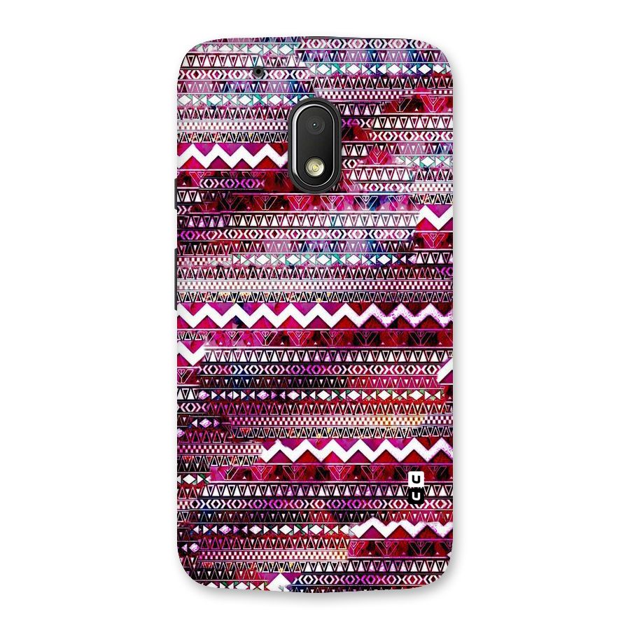 Pink Indie Pattern Back Case for Moto G4 Play