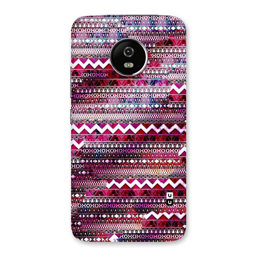 Pink Indie Pattern Back Case for Moto G5