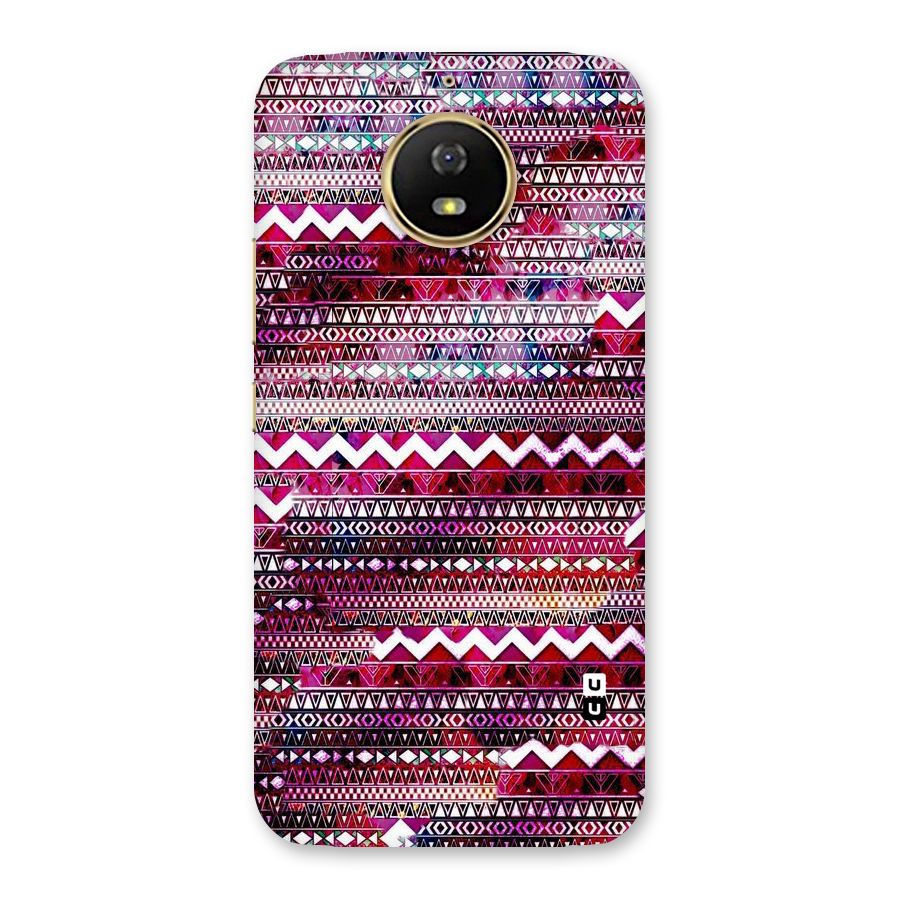 Pink Indie Pattern Back Case for Moto G5s