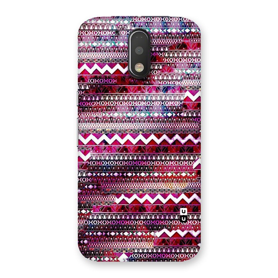 Pink Indie Pattern Back Case for Motorola Moto G4