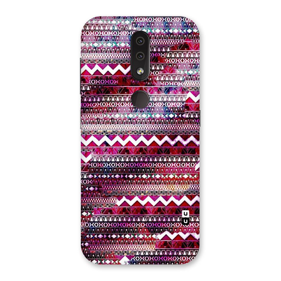 Pink Indie Pattern Back Case for Nokia 4.2