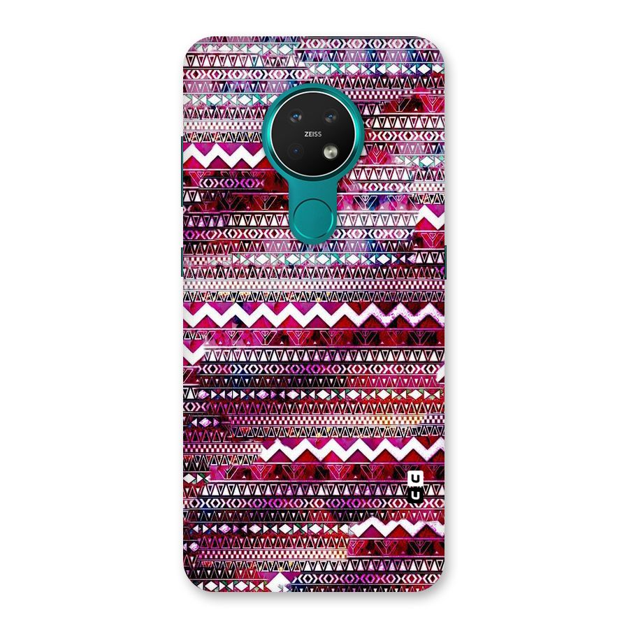 Pink Indie Pattern Back Case for Nokia 7.2