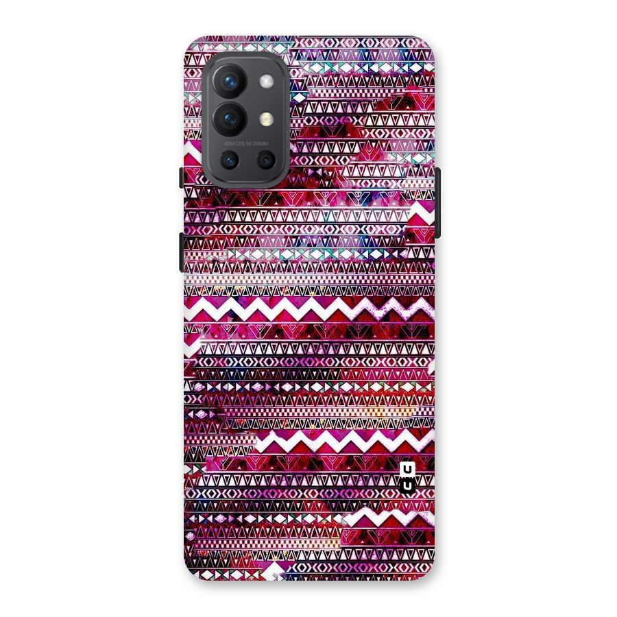 Pink Indie Pattern Back Case for OnePlus 9R