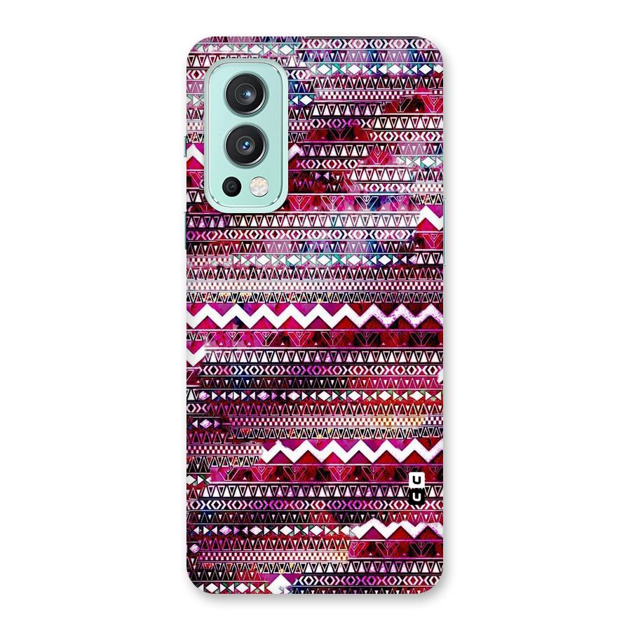 Pink Indie Pattern Back Case for OnePlus Nord 2 5G