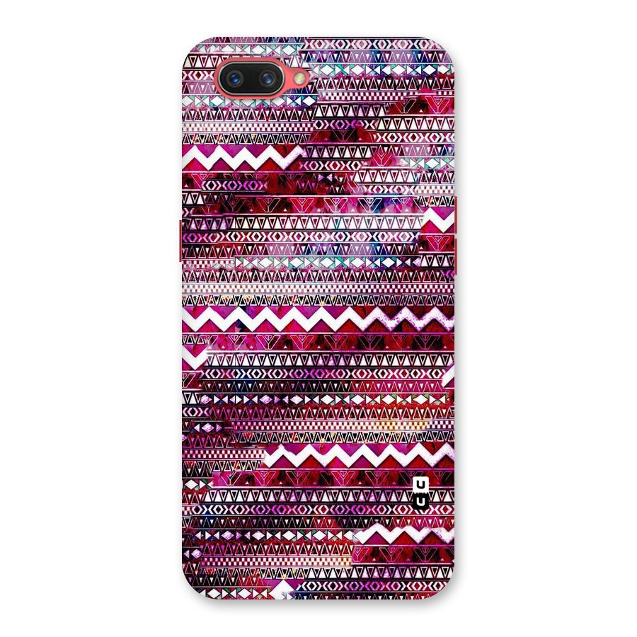 Pink Indie Pattern Back Case for Oppo A3s