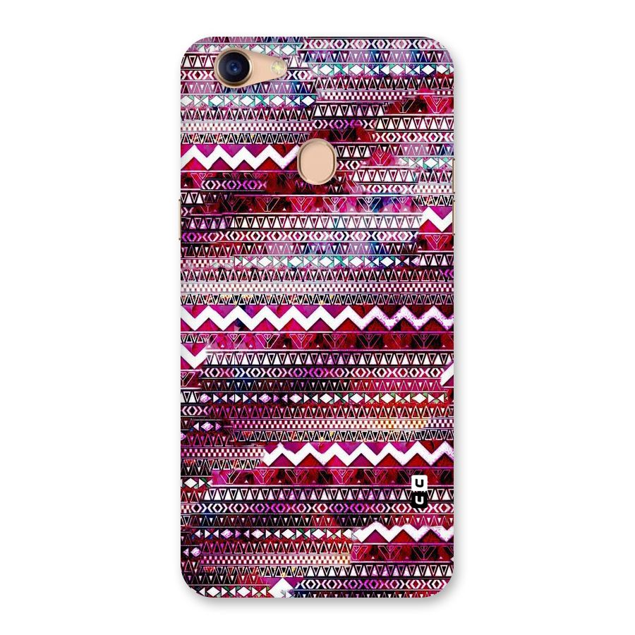 Pink Indie Pattern Back Case for Oppo F5