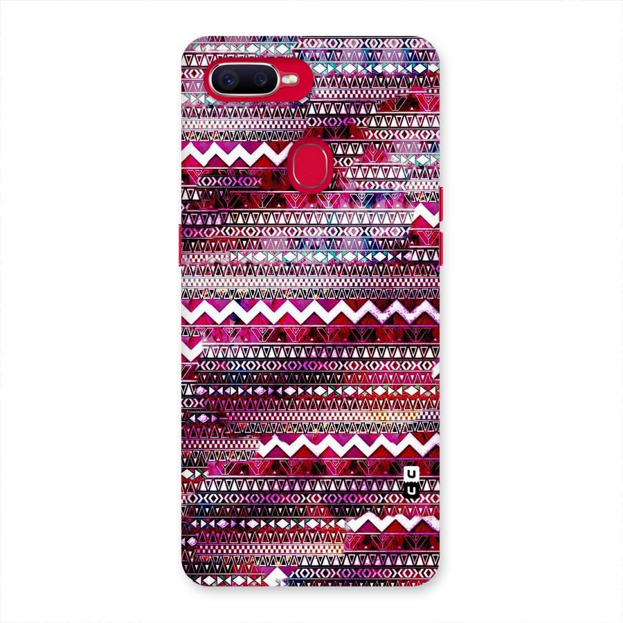 Pink Indie Pattern Back Case for Oppo F9 Pro
