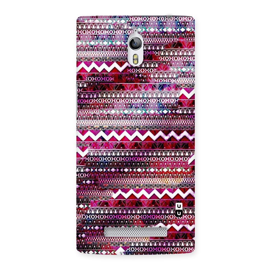 Pink Indie Pattern Back Case for Oppo Find 7