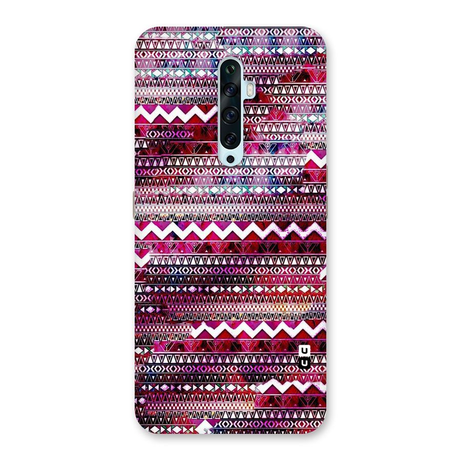 Pink Indie Pattern Back Case for Oppo Reno2 Z