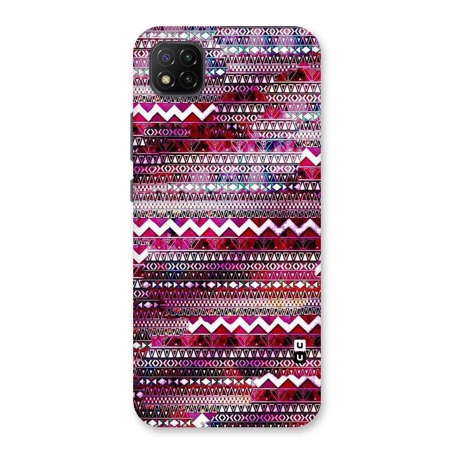 Pink Indie Pattern Back Case for Poco C3