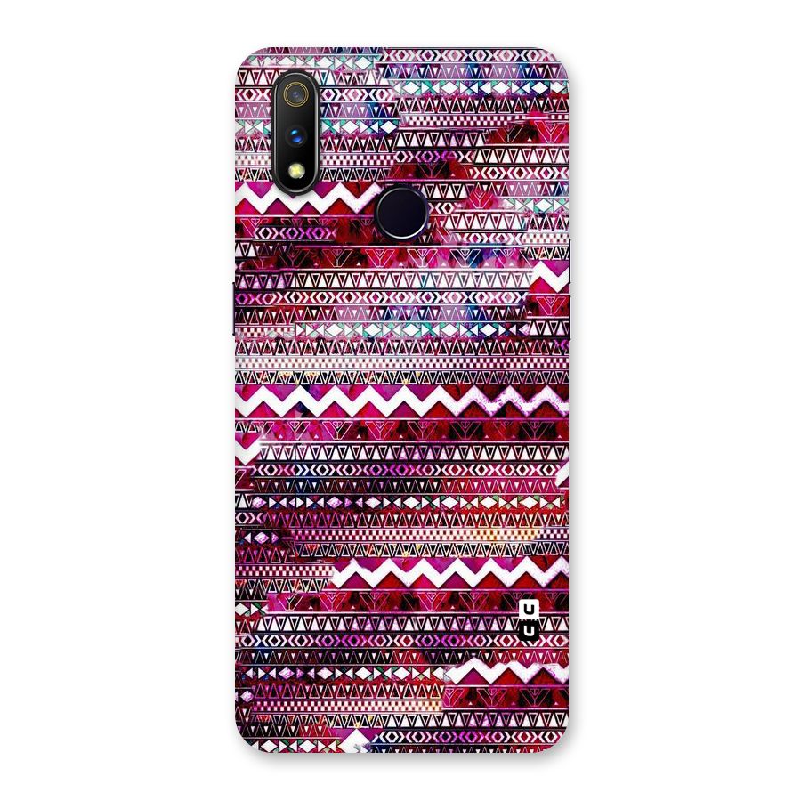 Pink Indie Pattern Back Case for Realme 3 Pro