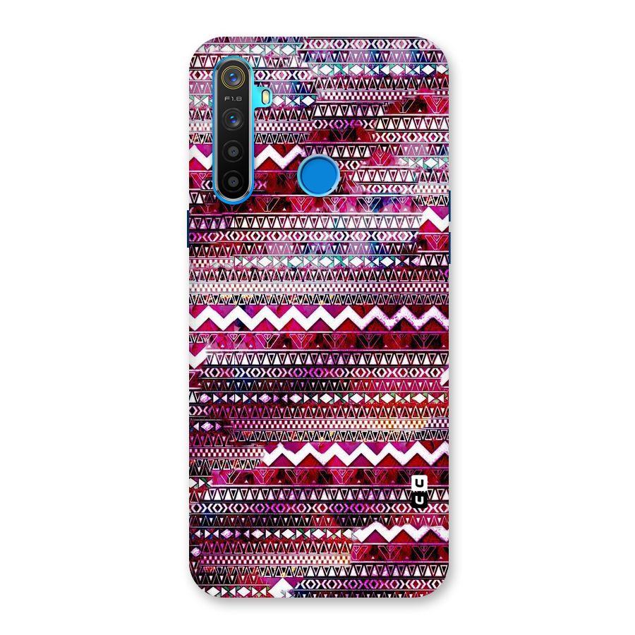 Pink Indie Pattern Back Case for Realme 5