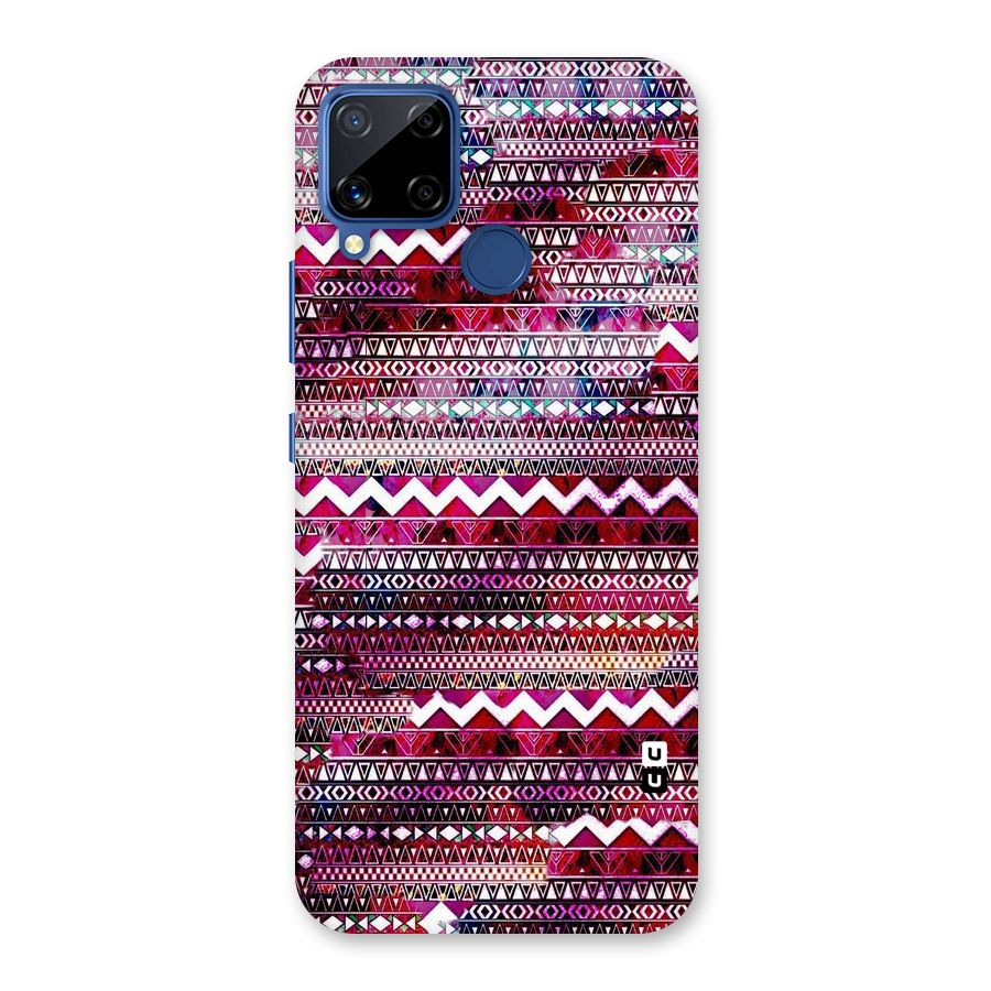 Pink Indie Pattern Back Case for Realme C15